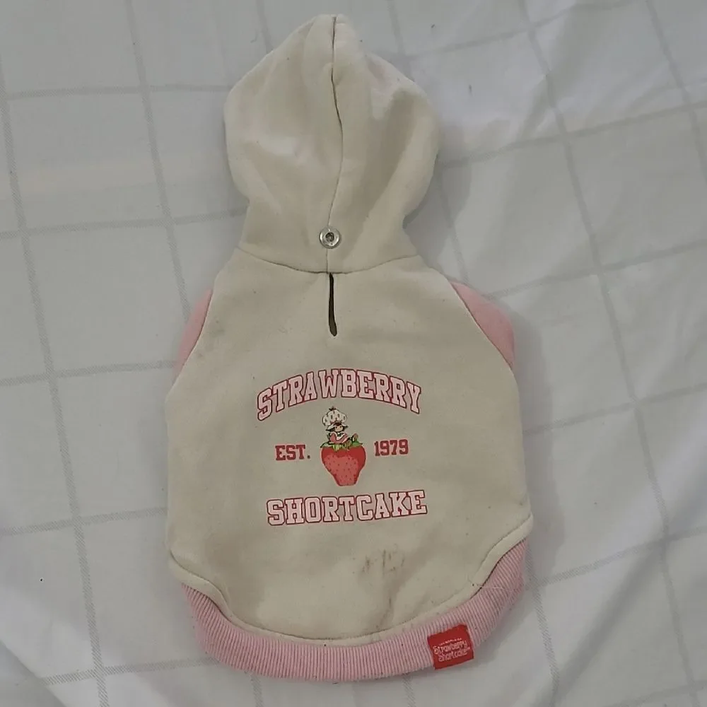 Strawberry Shortcake X-Small Dog Hoodie
